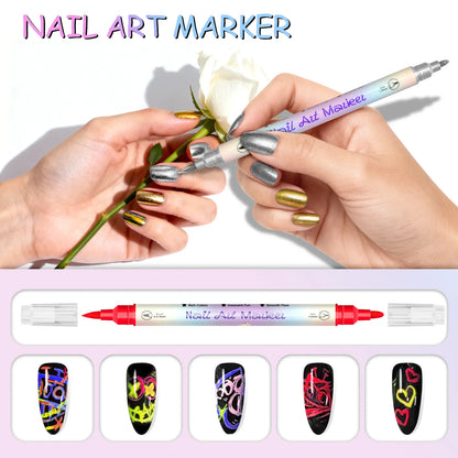 🏆Champion Fan Football Nail Drawing Pens Set