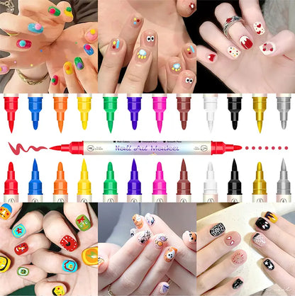 🏆Champion Fan Football Nail Drawing Pens Set